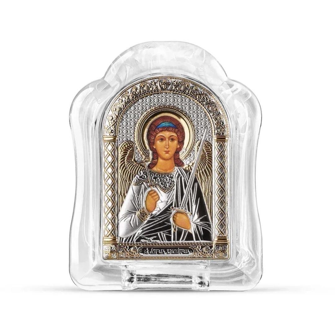 Икона ангел охранник в муранском стекле
