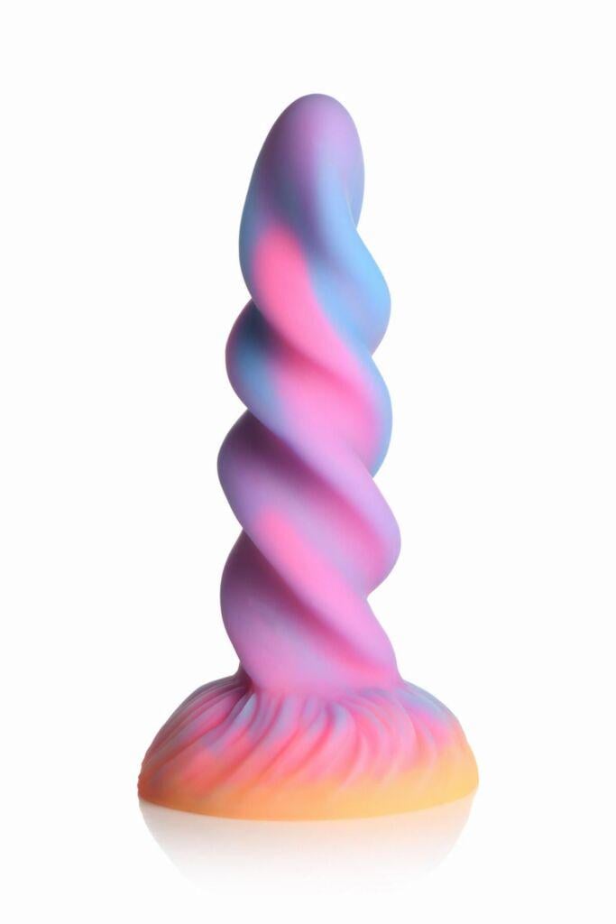 Фаллоимитатор Creature Cocks Glow-in-the-Dark Unicorn Dildo 17 см (35552144)