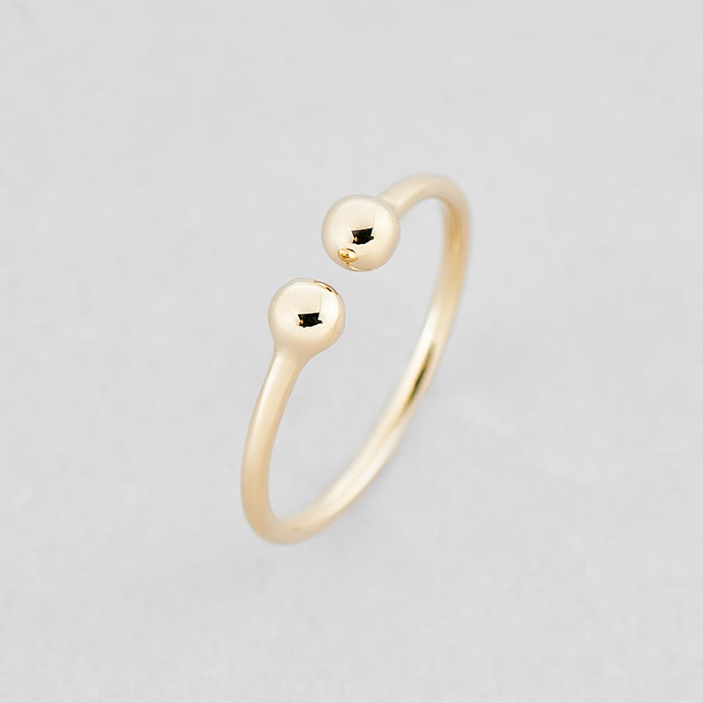 Кольцо золотое Minimal Дружба (К10245-ж/ЗВС-373ж)