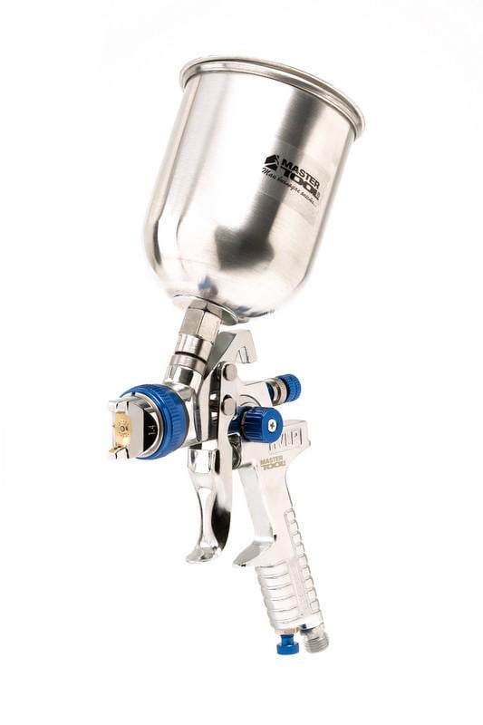Фарбопульт пневматичний MasterTool HVLP GLAZE 600 мл Ø 1,4 мм круглий/плоский факел 150-220 л/хв 3-4 бар (80-8905)