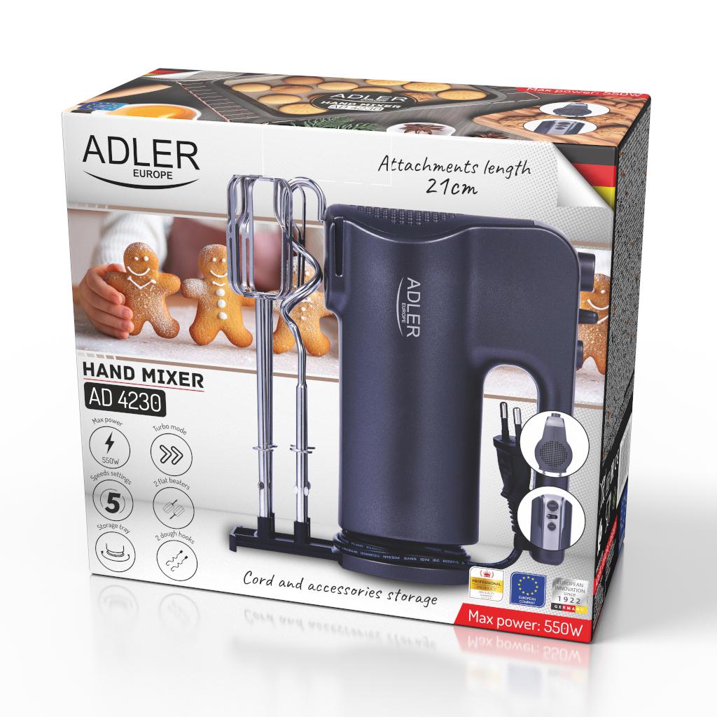Миксер Adler 550W (AD4230) - фото 7