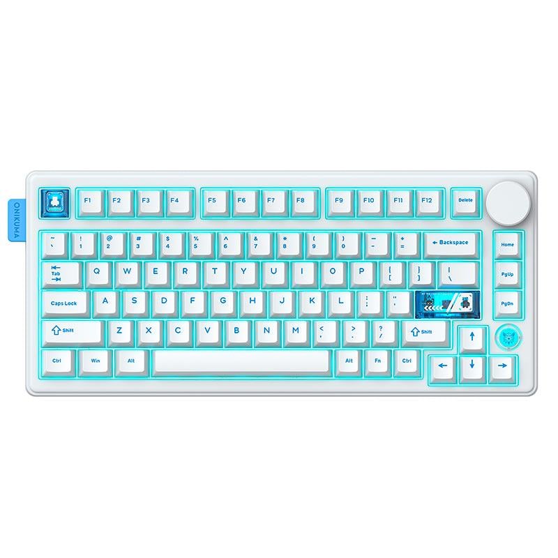Клавиатура Onikuma MT706 комбинированное подключение White (36517839) Клавиатура Onikuma MT706 комбинированное подключение White (36517839)