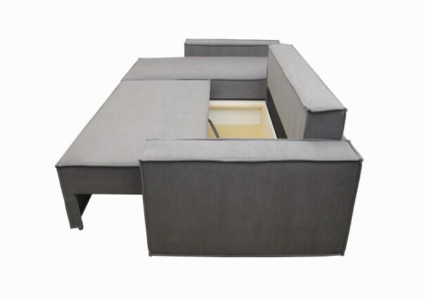 Диван угловой Милтон с подушками 285х160 см Светло-серый (1950950399) - фото 3 Диван угловой Милтон с подушками 285х160 см Светло-серый (1950950399) - фото 3