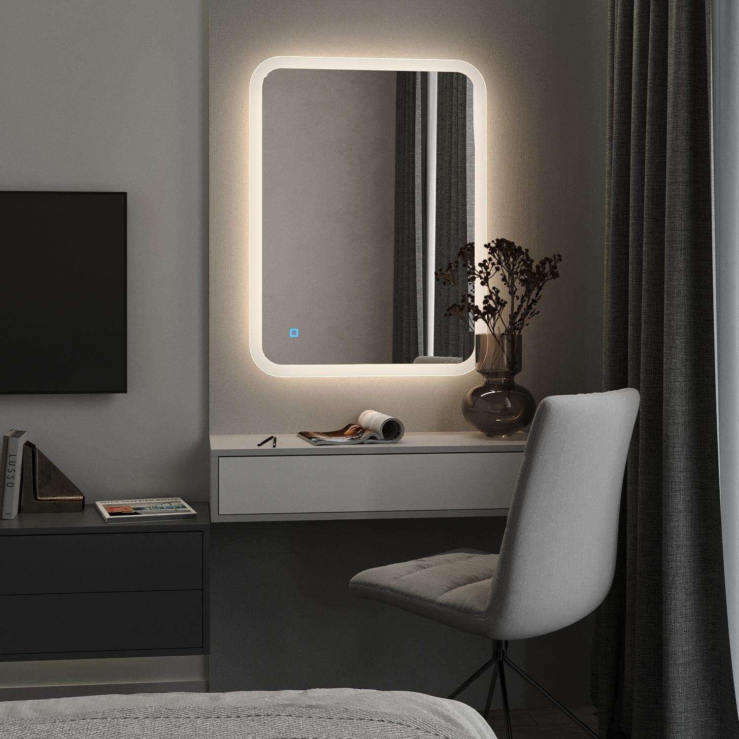 Зеркало с подсветкой Moreli для ванной комнаты и гостиной Антигуа 1000х800 мм