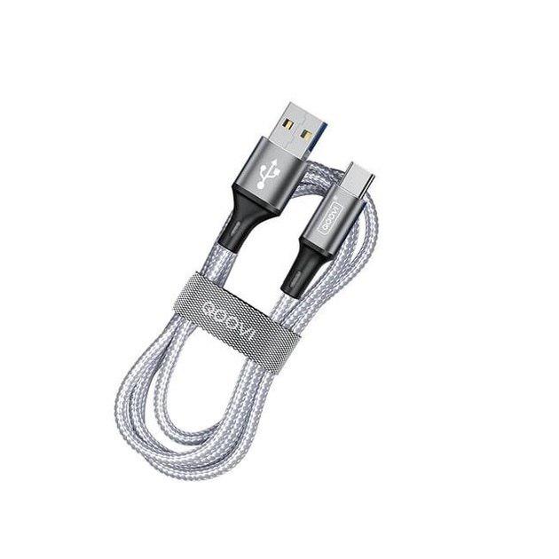 Кабель USB Type C Grey (20048) - фото 1 Кабель USB Type C Grey (20048) - фото 1