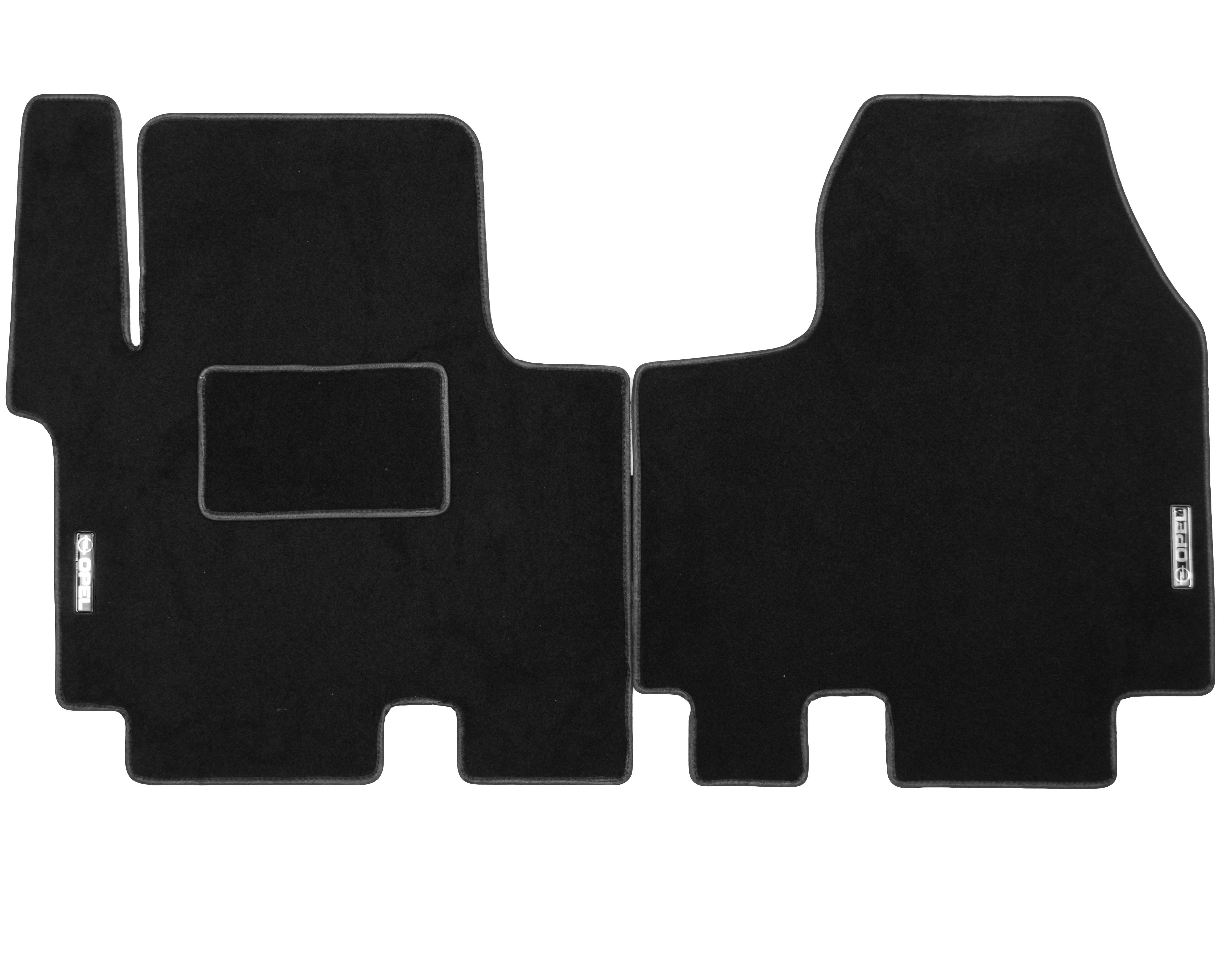 Килимки в салон Стандарт для Opel Vivaro '01 текстильні Чорний