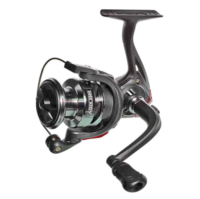 Рыболовная катушка безынерционная Gladiator AGIX 2000 5+1 Grey/Red (GL6781)