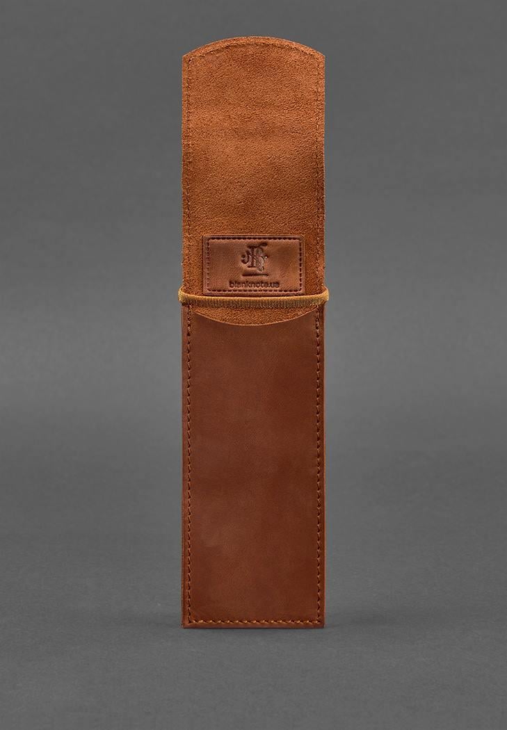 Чехол кожаный для ручек 1.0 Crazy Horse Светло-коричневый (A-027200) - фото 2 Чехол кожаный для ручек 1.0 Crazy Horse Светло-коричневый (A-027200) - фото 2