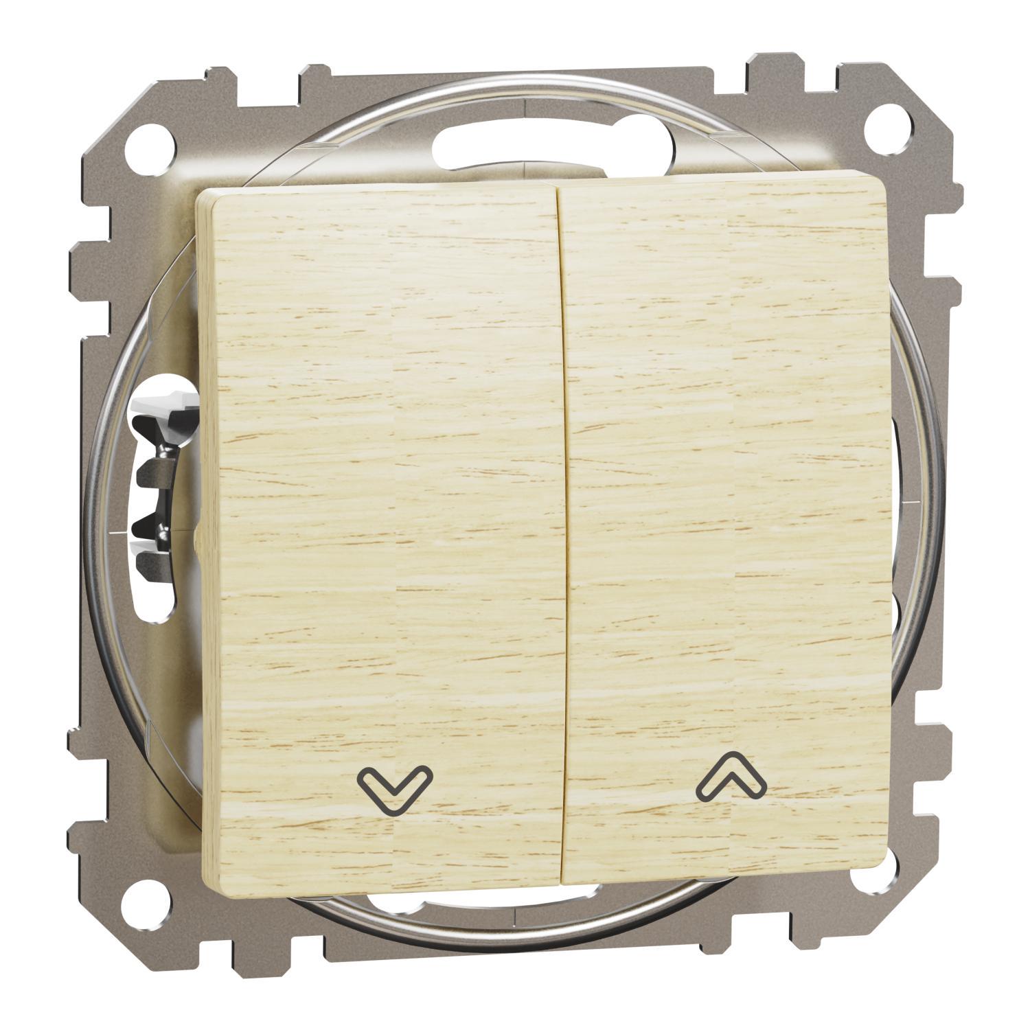 Выключатель для жалюзи Schneider Electric Sedna Design&Element Береза (SDD180104) Выключатель для жалюзи Schneider Electric Sedna Design&Element Береза (SDD180104)