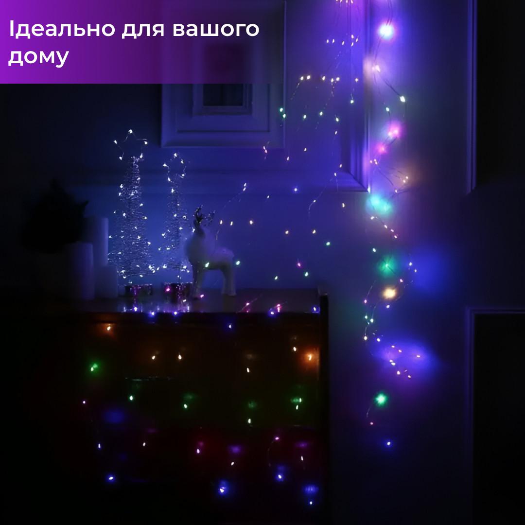 Гирлянда светодиодная на батарейках GarlandoPro 30LED 3 м медный провод - фото 5