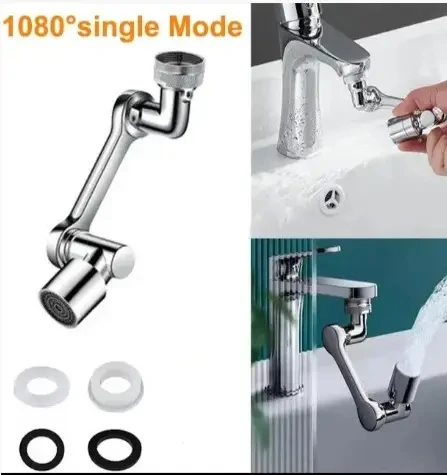 Аератор на кран із поворотною головкою 180 градусів (18774156) - фото 8 Аератор на кран із поворотною головкою 180 градусів (18774156) - фото 8