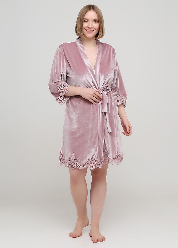 Халат Miss Lolita L Пудровый (1001-23)
