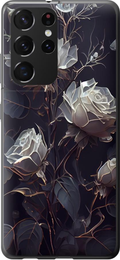 Чехол на Samsung Galaxy S21 Ultra (5G) Розы 2 (5550t-2116-42517)