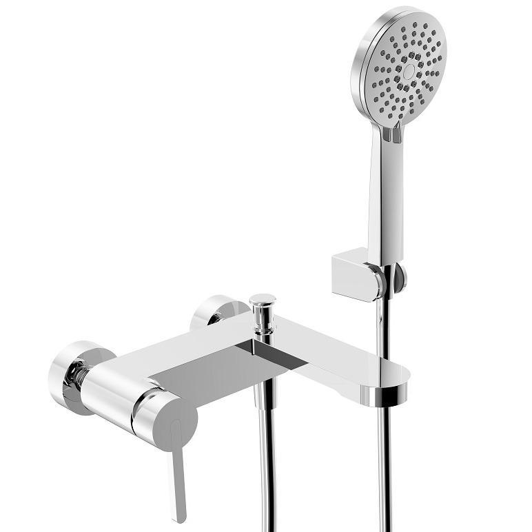 Смеситель для ванны Devit Laguna 84125110 однорычажный Хром (168128)