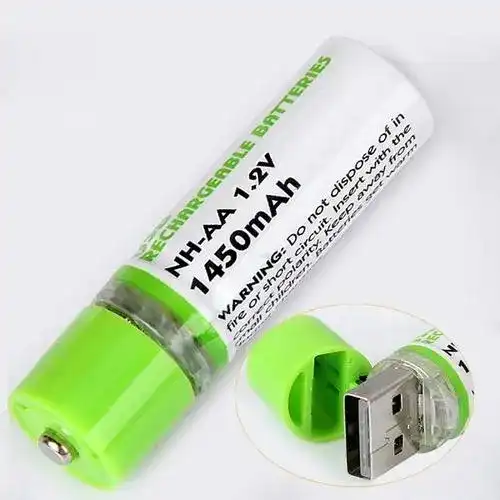 Аккумуляторные батареи 1450 мАч AA/USB 2 шт. (X00041) - фото 2