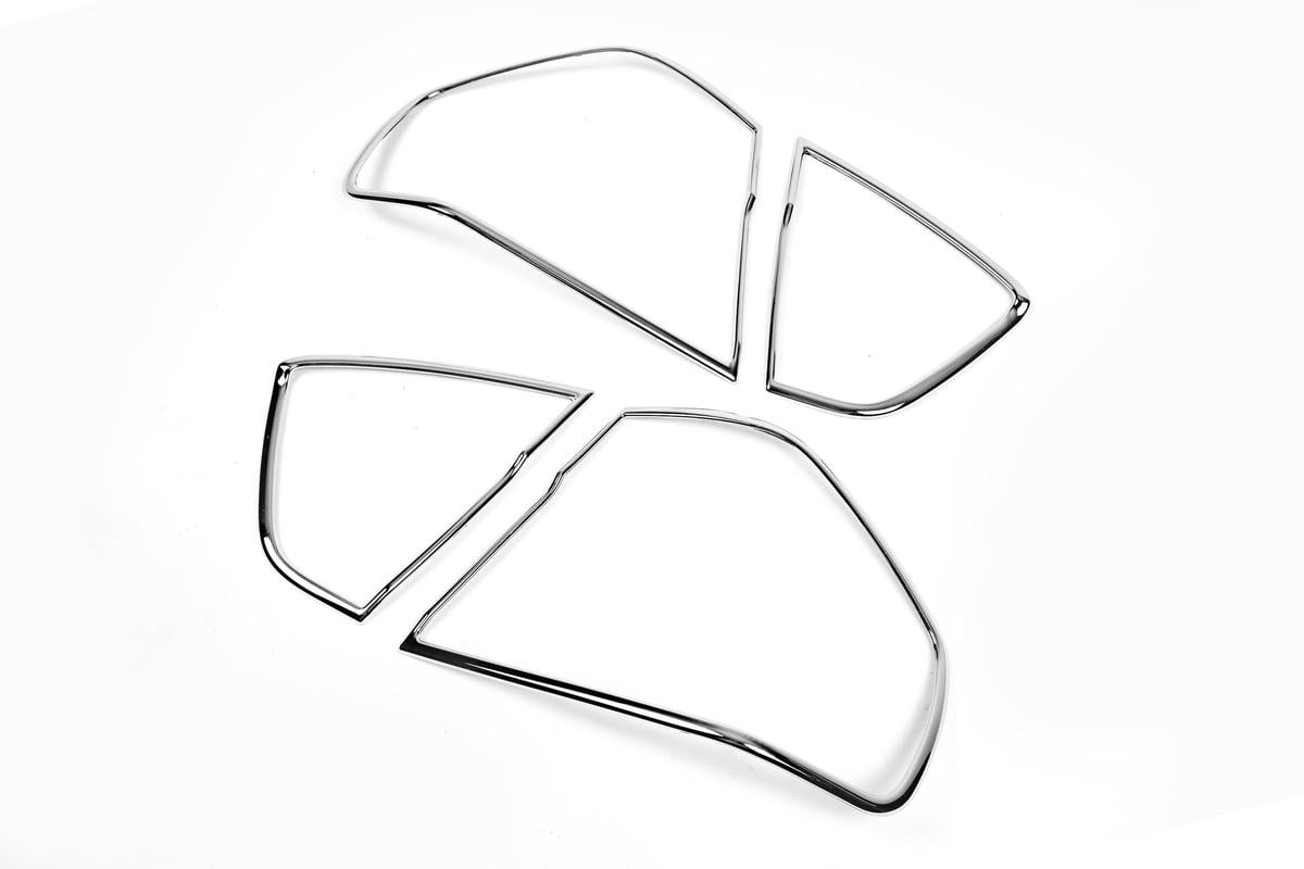 Накладки на стопы Carmos для BMW 3 серия E-90/91/92/93 2005-2011 гг. abs-пластик Хром