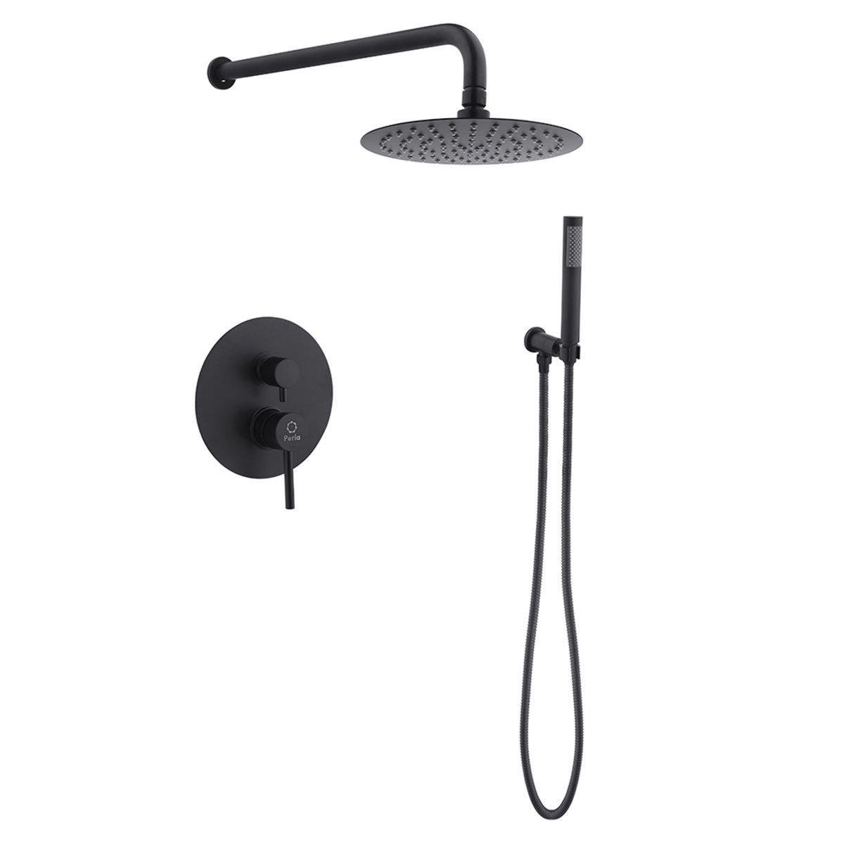 Смеситель Perla Smart с душевой лейкой однорычажный нержавеющая сталь (PSS7855B)