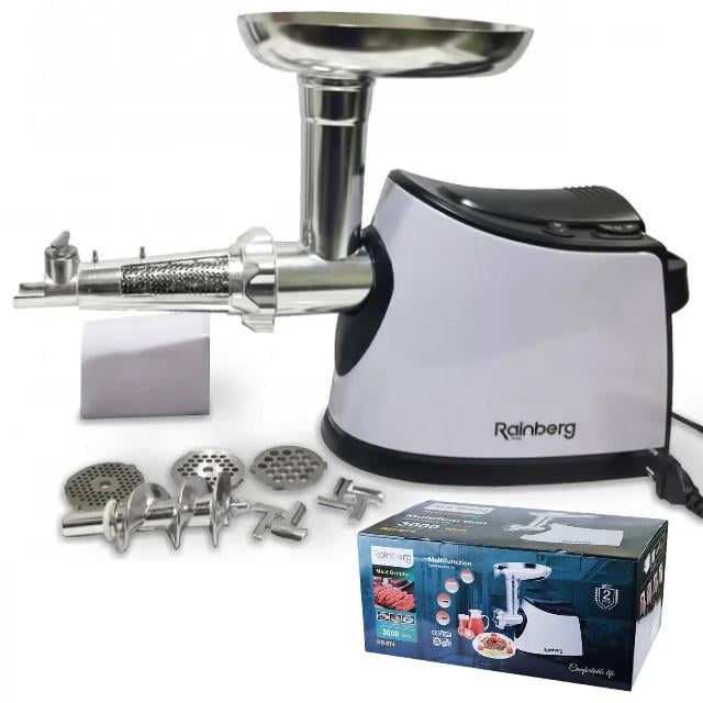 М'ясорубка електрична для томатного соку Rainberg RB-674 3000W (2587940746) - фото 5 М'ясорубка електрична для томатного соку Rainberg RB-674 3000W (2587940746) - фото 5