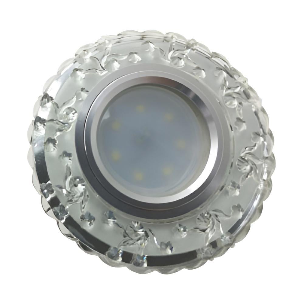 Светильник точечный Lemanso ST255 MR16 с подсветкой 3W 6000K Прозрачный (12363)
