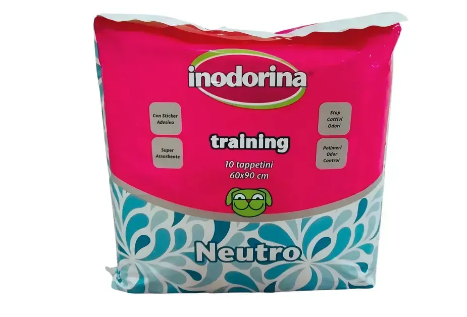 Пеленки для собак Inodorina Training Neutro с нейтральным запахом 60х90 см 10 шт. (26755897)