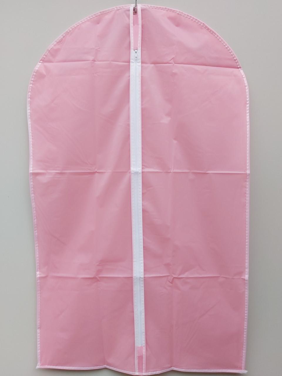 Чехол для хранения одежды Garment Bag 60x160 см плащевка Розовый (5932315)