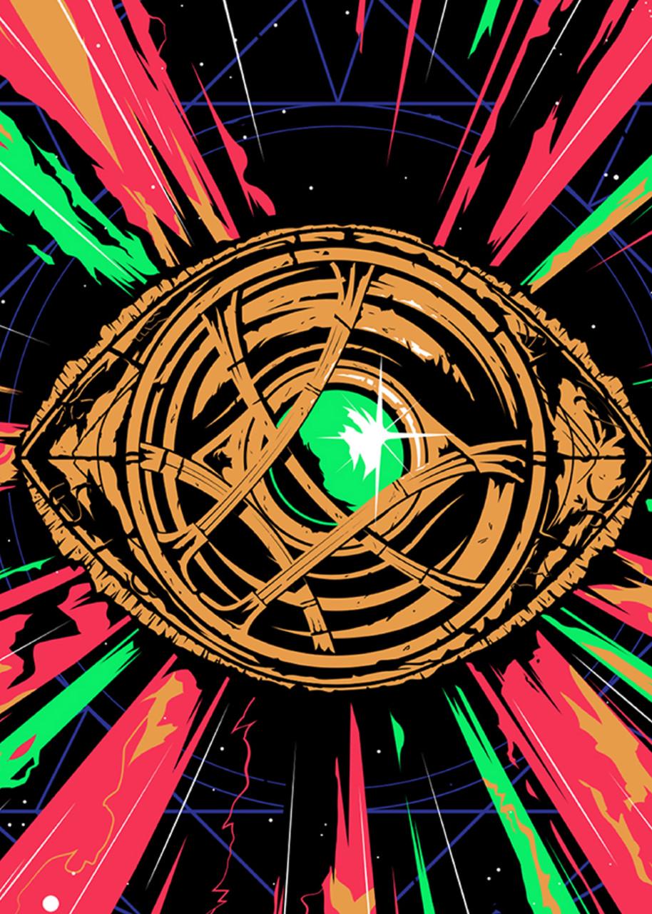 Картина постер Gee! Doctor Strange Доктор Стрендж минимализм 40х60 см DS.09.059