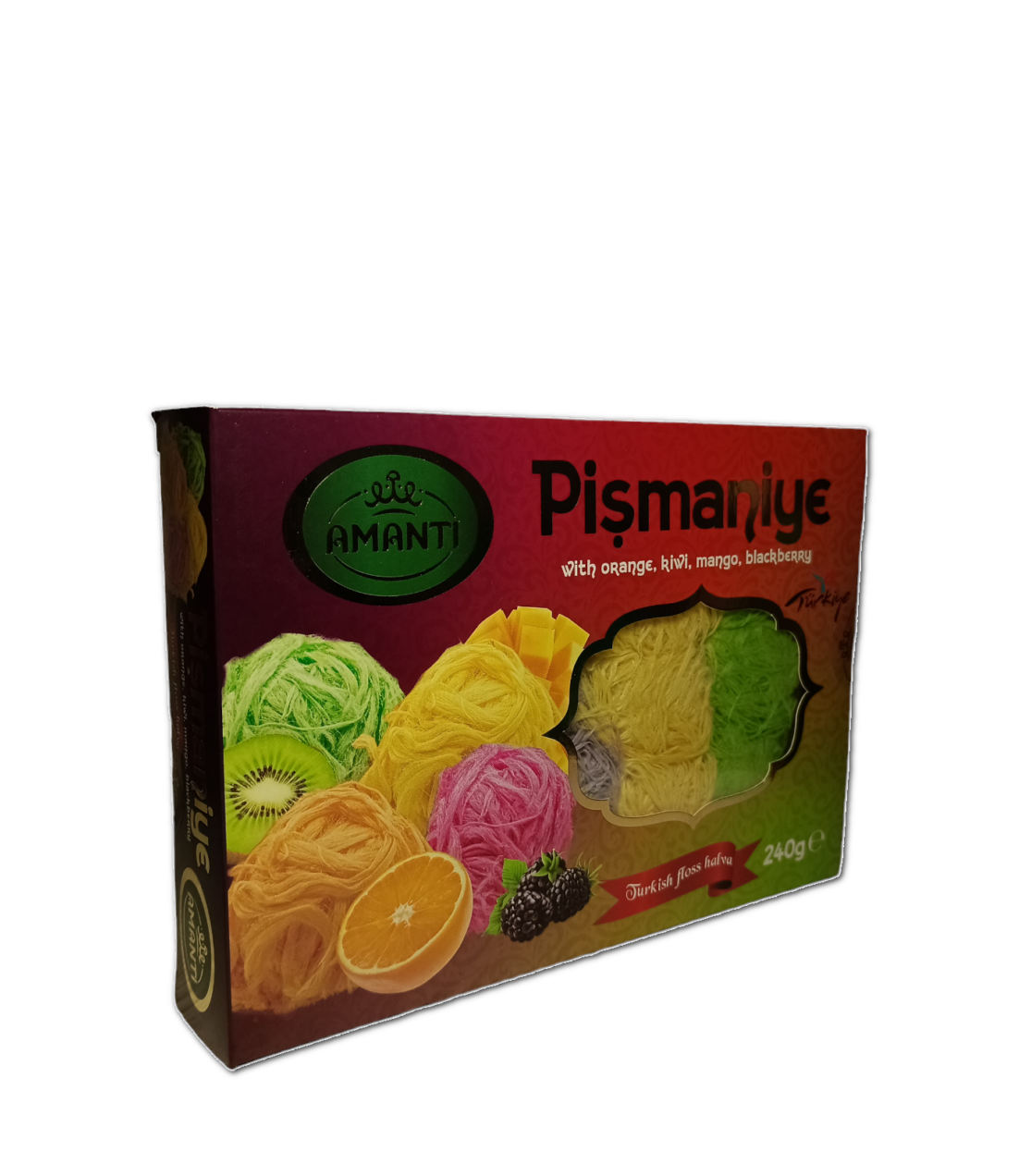 Пишмание AMANTI Апельсин Киви Манго Ежевика 240 г (59119)