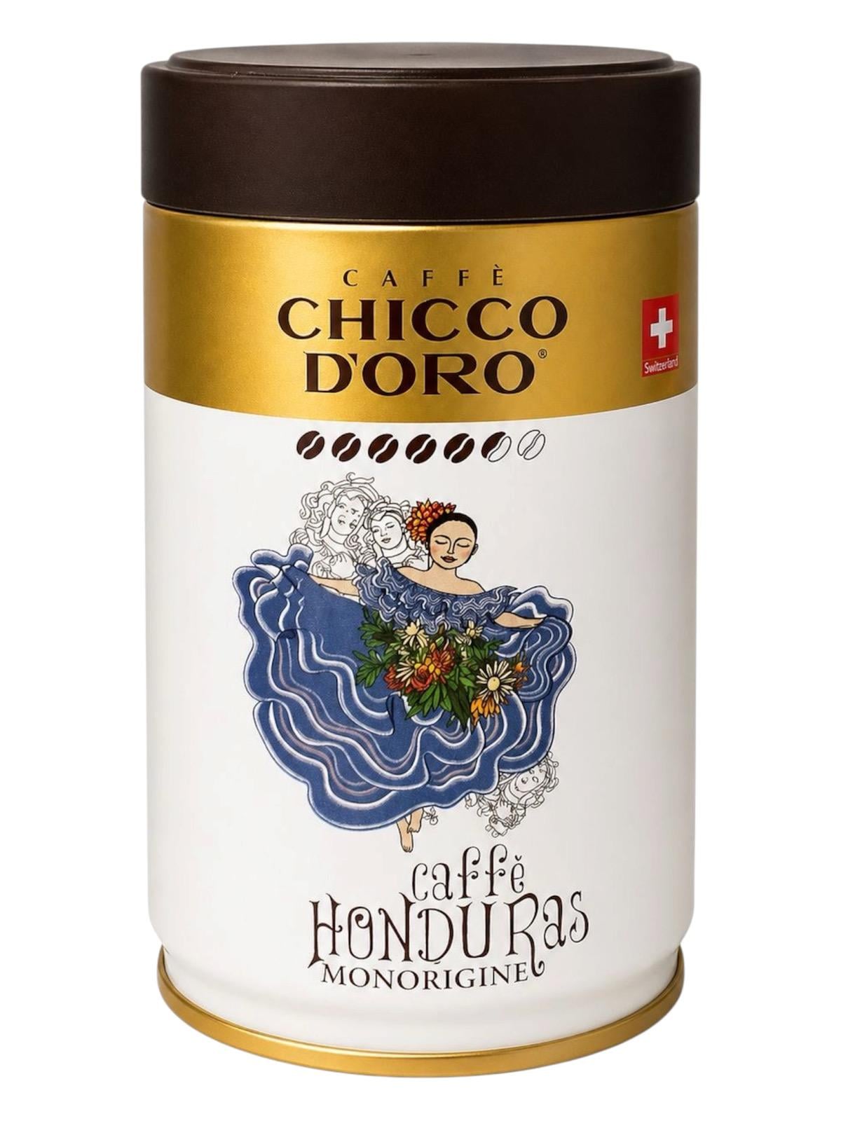 Кава Chicco D'oro Honduras зерно в металевій банці 250 г (60386) Кава Chicco D'oro Honduras зерно в металевій банці 250 г (60386)
