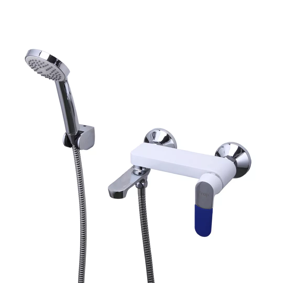 Змішувач для ванни Frap F3234 Білий/Хром (23188861) Змішувач для ванни Frap F3234 Білий/Хром (23188861)