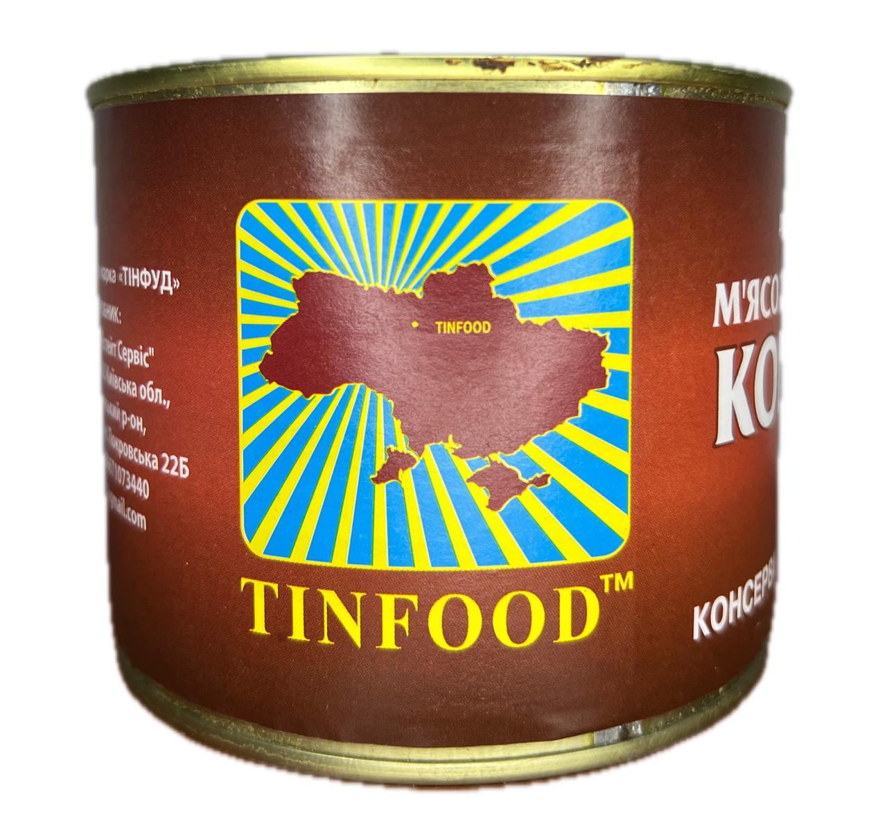 Мʼясо тушковане Tinfood конина 525 г - фото 4 Мʼясо тушковане Tinfood конина 525 г - фото 4