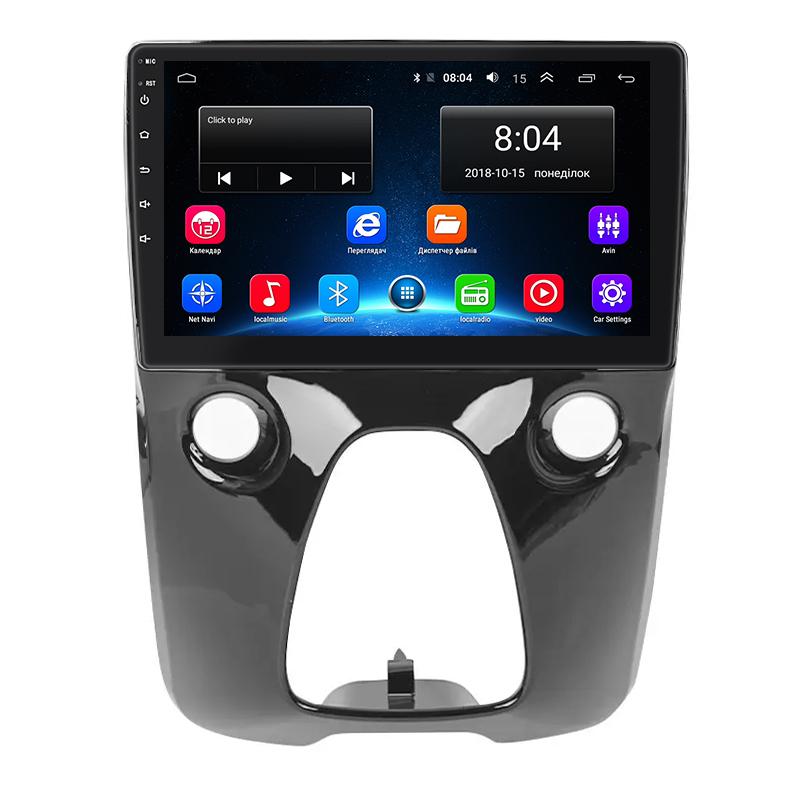 Автомагнітола штатна Lesko Base для Peugeot 108 2014-2021 р. Wi-Fi/GPS 2/32 GB 10" (12230-72979)