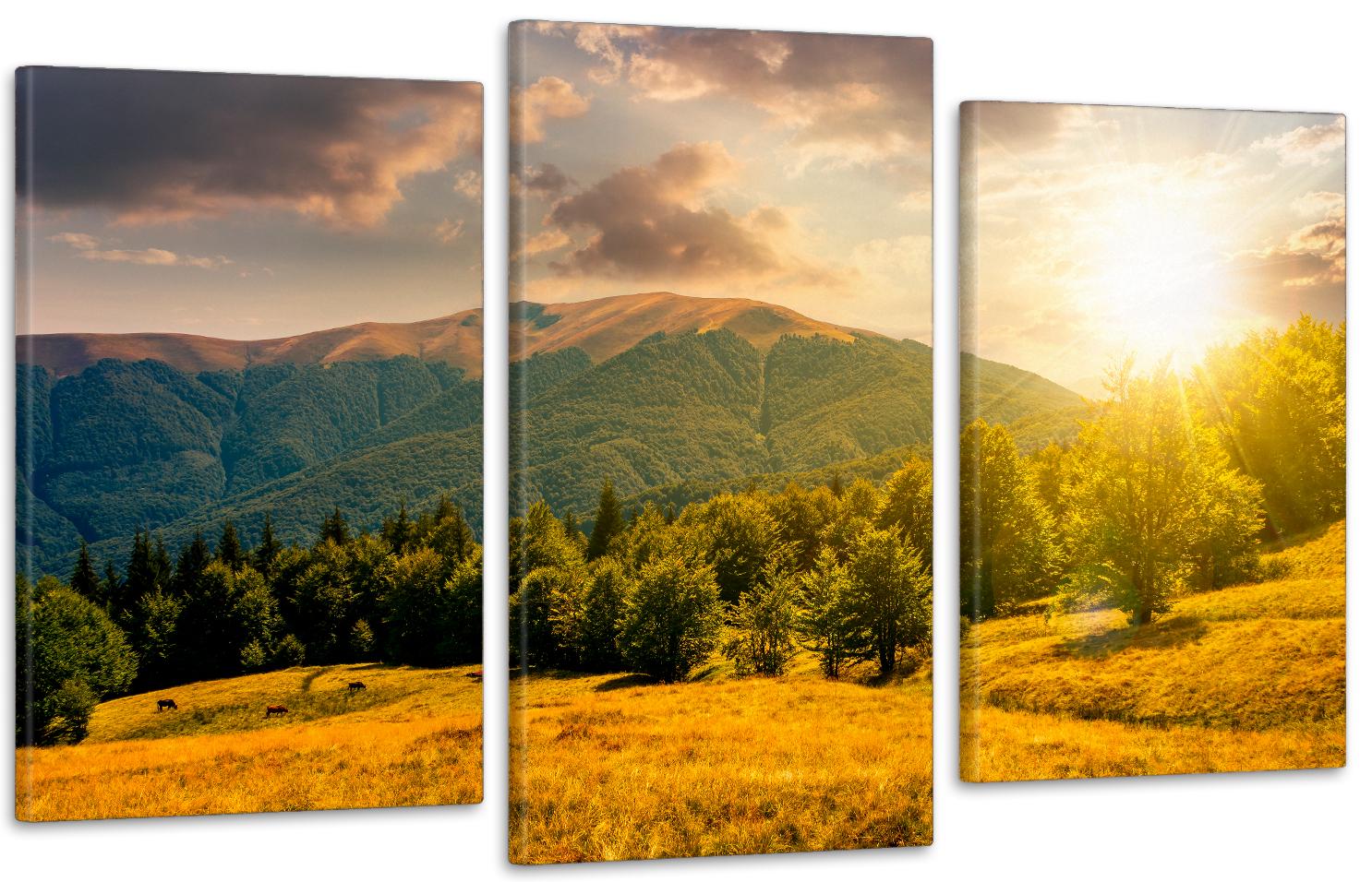 Картина модульная в гостиную/спальню Природа 70х130 см (Art-712_3)