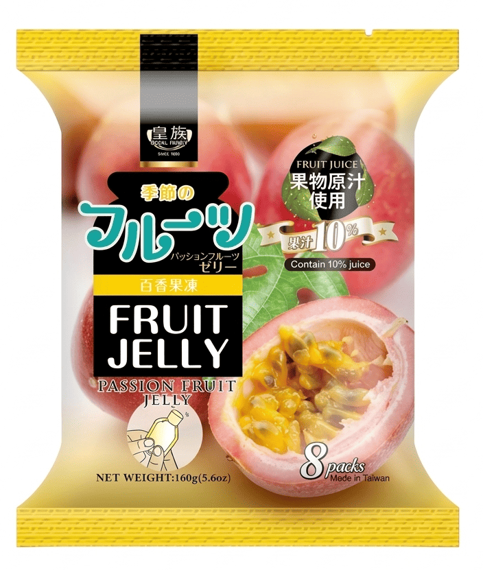 Конфеты жидкое желе Royal Family Fruit Jelly Passion Fruit 160 г (2978003670)
