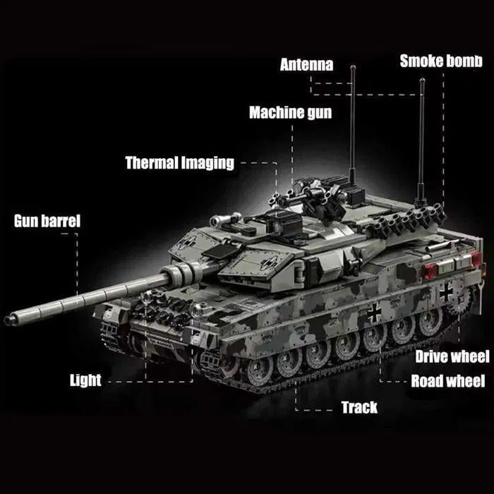 Конструктор Танк Leopard 2А7 1009 дет. (811) - фото 6