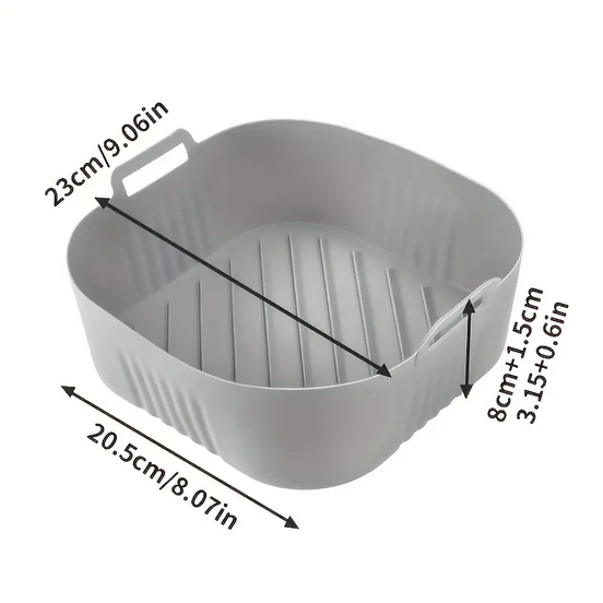 Форма силиконовая квадратная для аэрогриля/мультипечи и фритюрницы 20 см (RU-4819) - фото 4 Форма силиконовая квадратная для аэрогриля/мультипечи и фритюрницы 20 см (RU-4819) - фото 4