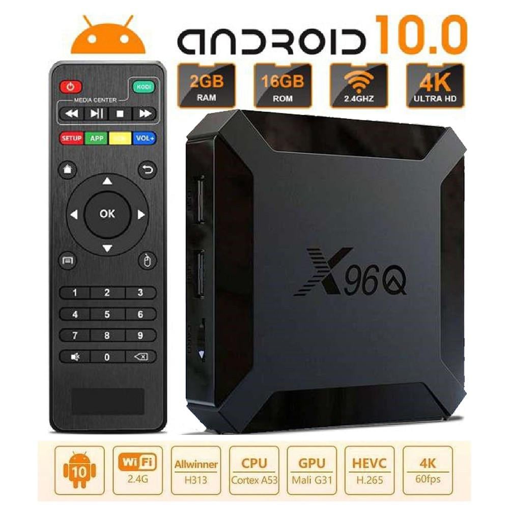 Медіаплеєр Enybox X96Q 2GB/16GB Android 10.0 Black (170308) - фото 2 Медіаплеєр Enybox X96Q 2GB/16GB Android 10.0 Black (170308) - фото 2