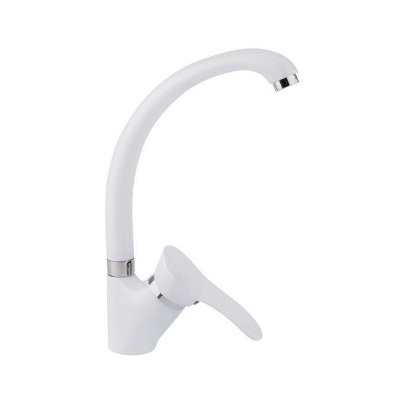 Кухонний змішувач QT Eris WHI 007F U k40