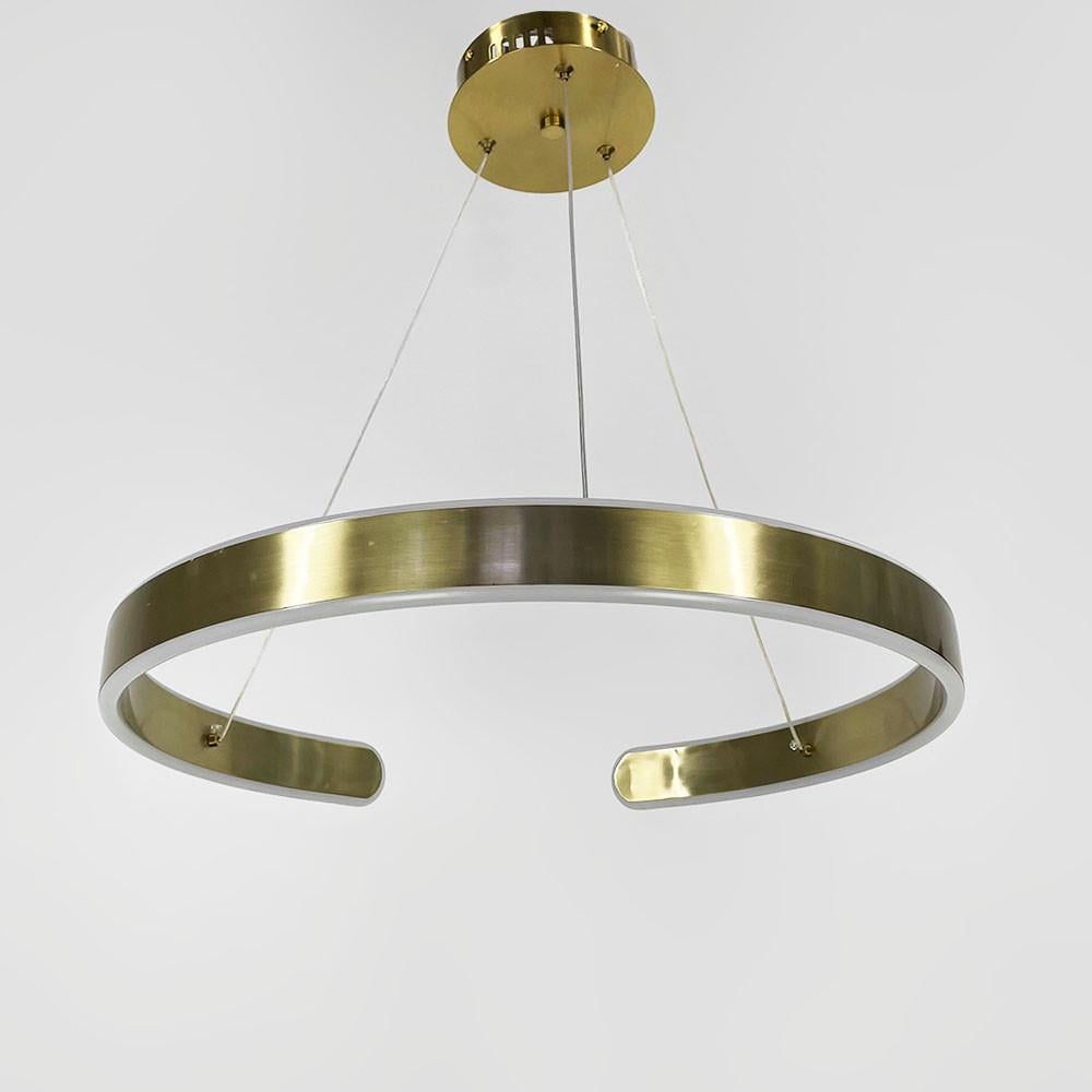 Люстра подвесная Spiral Rings 39 Вт Ø 60 см Латунь (A247-600 AB) Люстра подвесная Spiral Rings 39 Вт Ø 60 см Латунь (A247-600 AB)