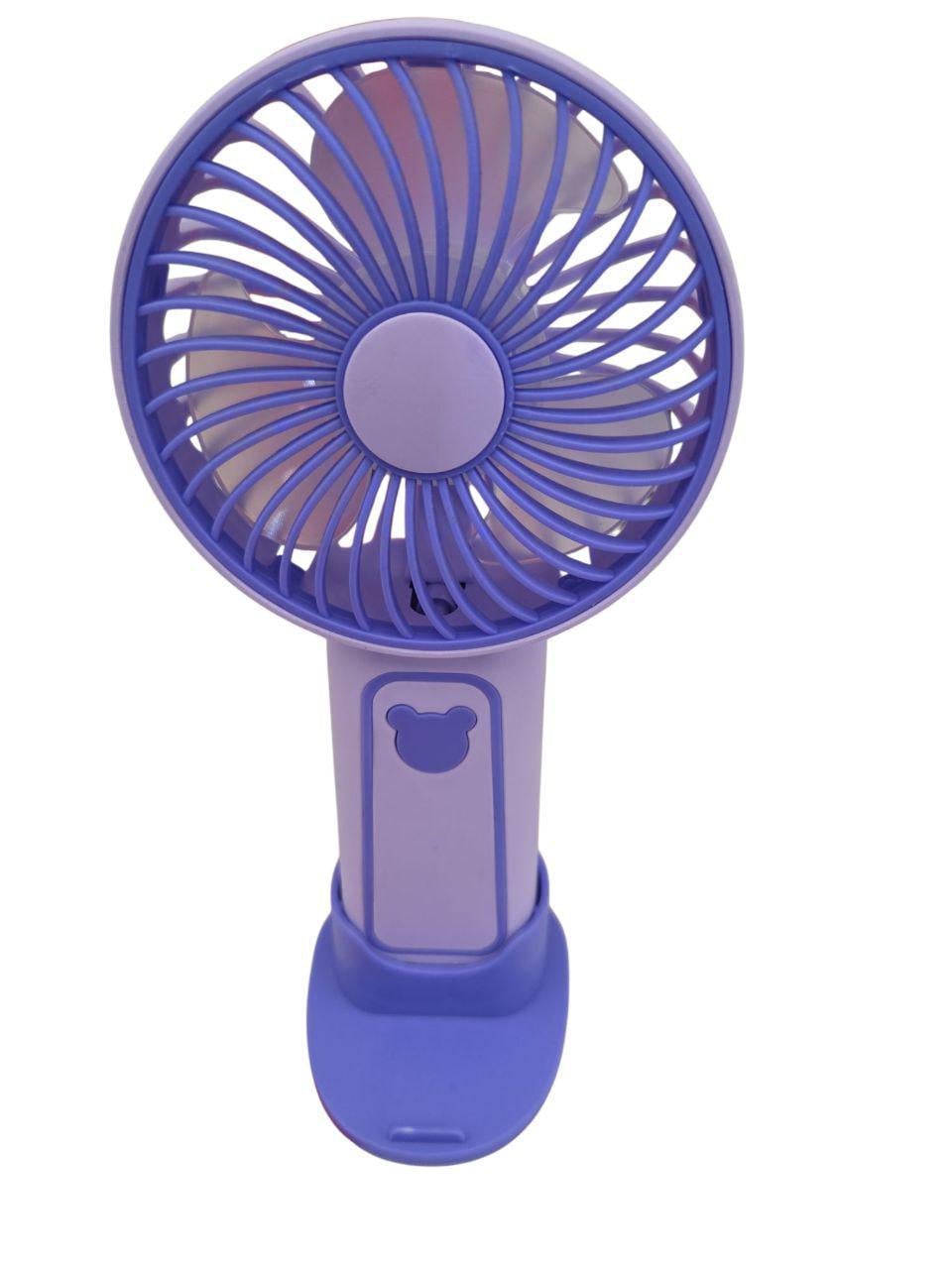 Вентилятор Mini Fan TX-265 6368 USB с подставкой под телефон/3 режима Сиреневый (29070240)