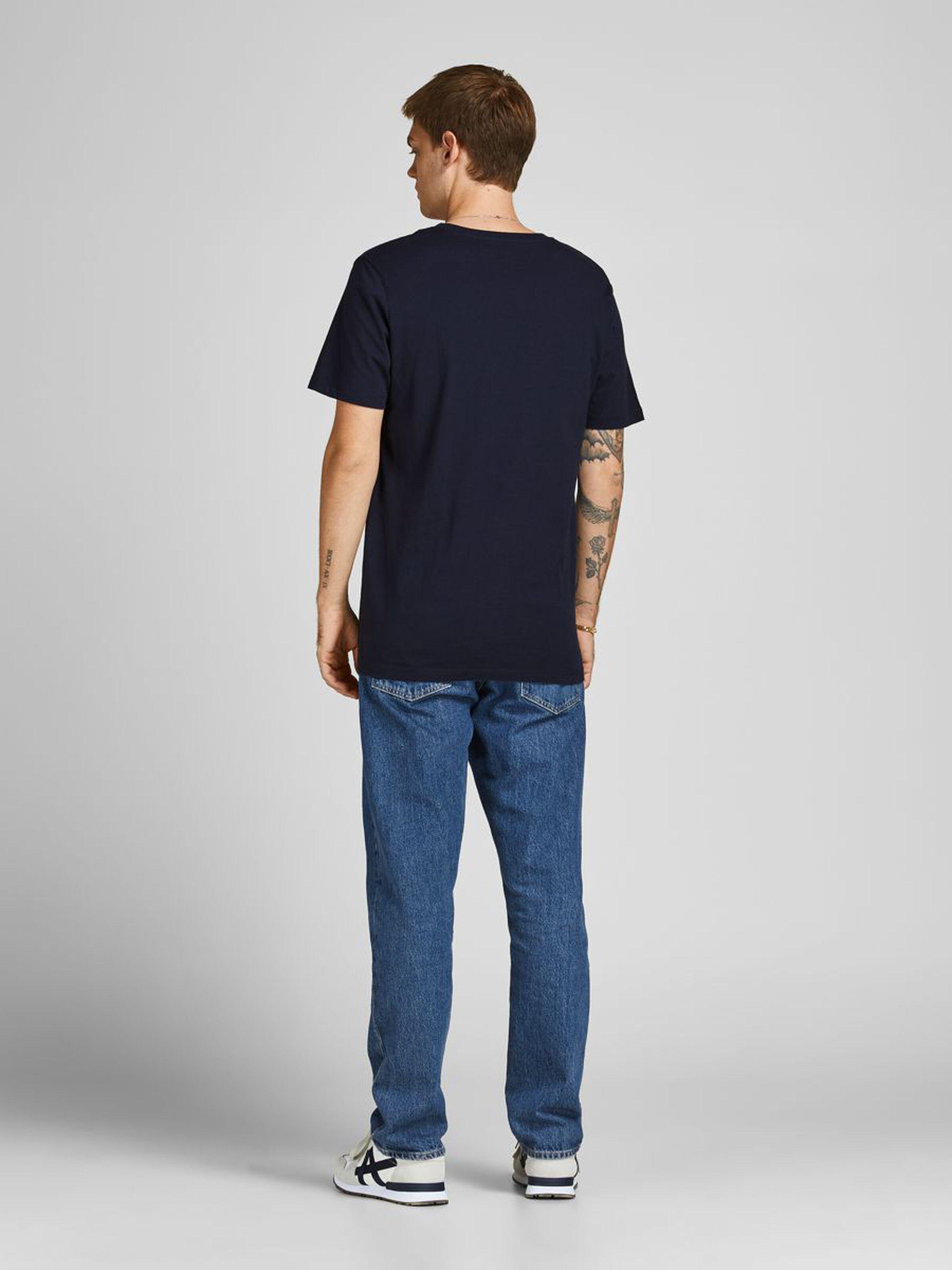 Футболка чоловіча Jack & Jones 12199620 S Синій - фото 2