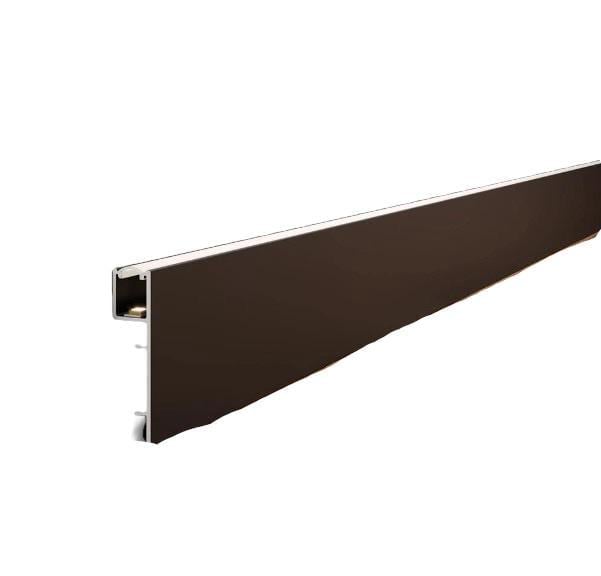 Плинтус алюминиевый ALU-LED5012-2N LED-подсветка бок 50х12,6х2500 мм Черный (23256099)