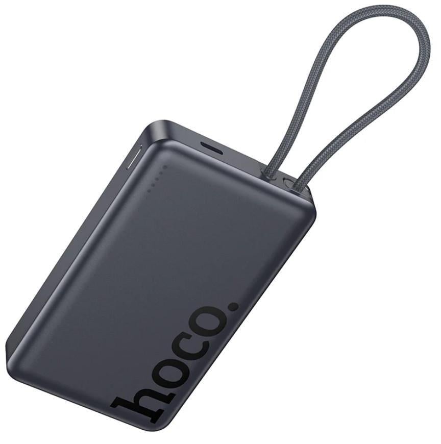 Повербанк Hoco Q44 Origen dual PD20W magnetic with cable dark10000mAh Серый