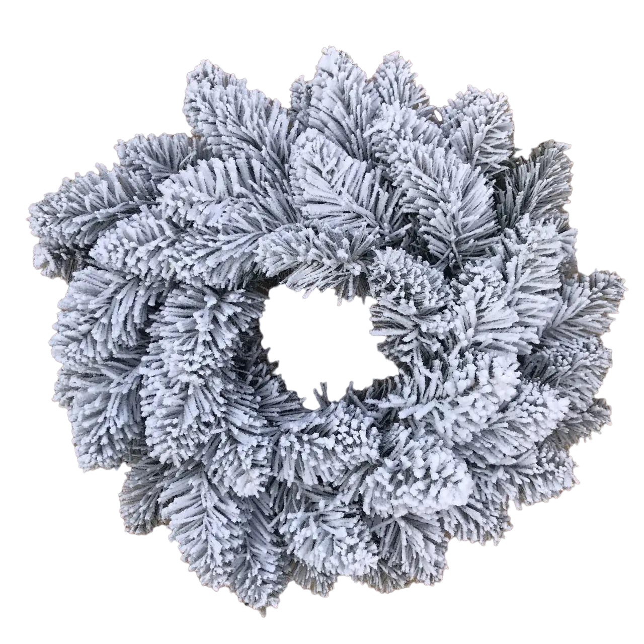 Вінок новорічний Elegant Засніжений 40 см (302/40/GS) - фото 1 Вінок новорічний Elegant Засніжений 40 см (302/40/GS) - фото 1