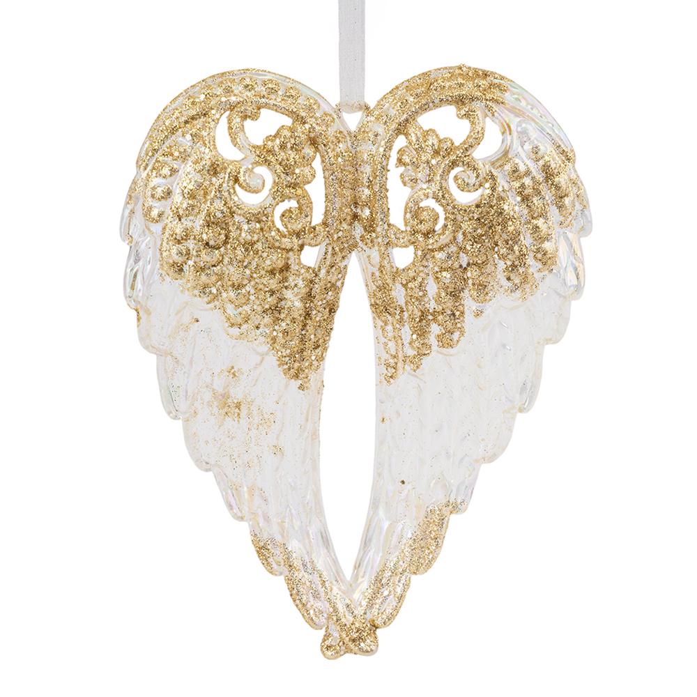Игрушка на елку Elisey Очаровательные крылья 14,4 см Серебряный (NH-106-K-156)