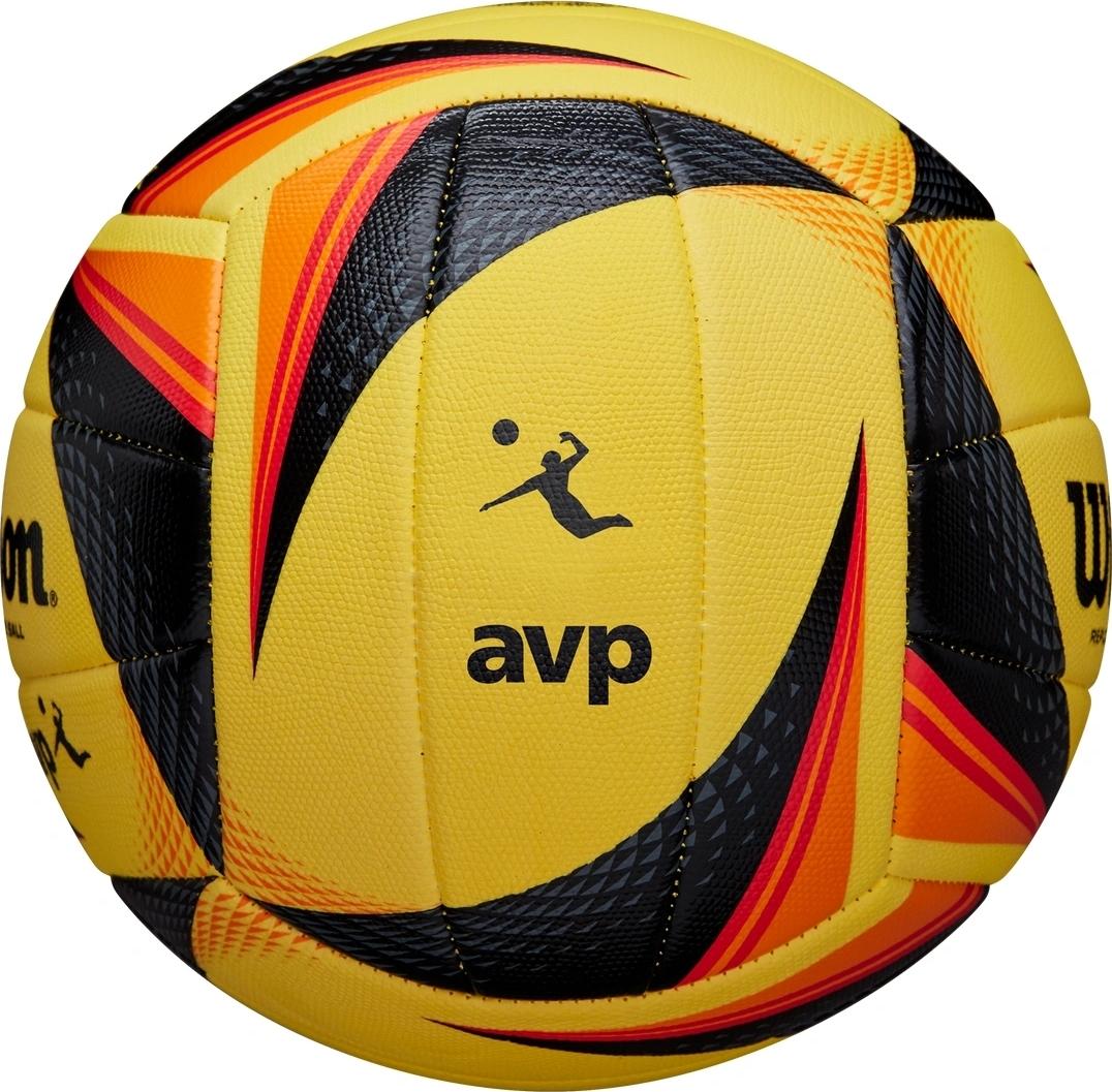 М'яч для пляжного волейболу Wilson AVP OPTX REPLICA р. 5 Жовто-червоний (WTH01020XB) - фото 4