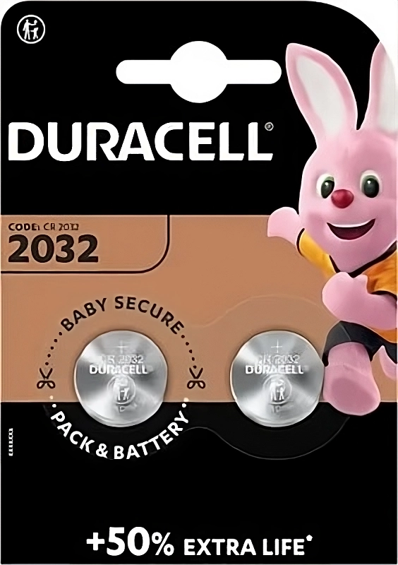 Батарейка Duracell DL2032/CR2032 литиевая 2 шт. (13485967)