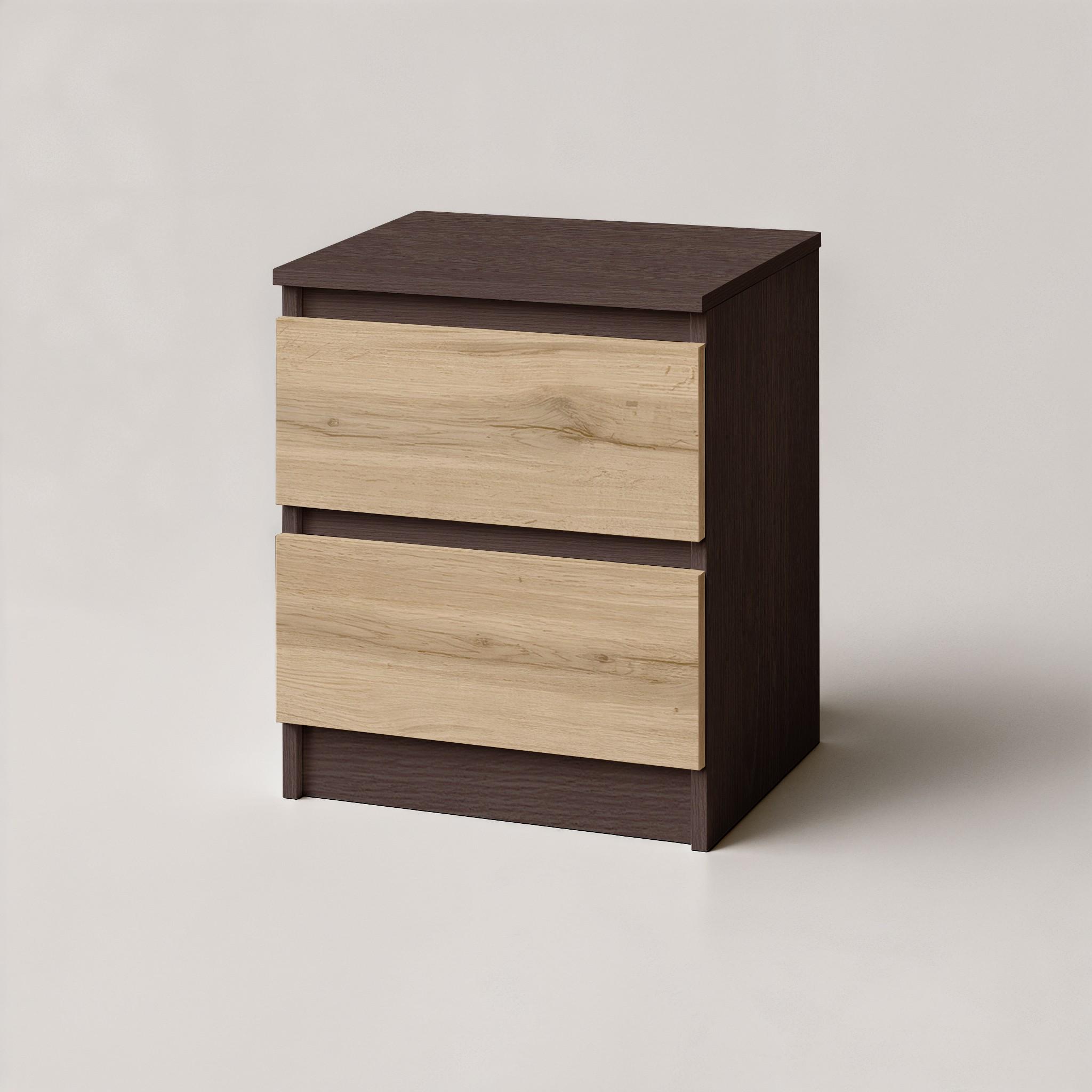 Тумба прикроватная FT-225 400х400х530 мм Венге Магия/Дуб Аппалачи - фото 2 Тумба прикроватная FT-225 400х400х530 мм Венге Магия/Дуб Аппалачи - фото 2