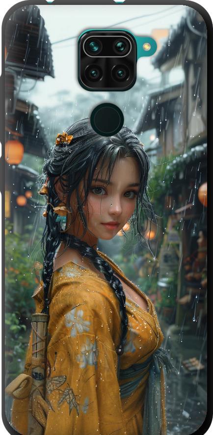 Чехол на Xiaomi Redmi Note 9 Anime-girl (6133b-2017-42517)