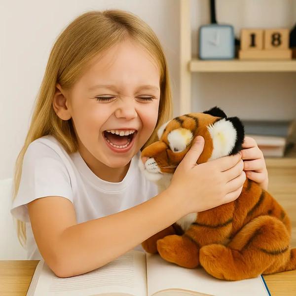 М'яка плюшева іграшка Амурський Тигр 25 см - фото 3 М'яка плюшева іграшка Амурський Тигр 25 см - фото 3