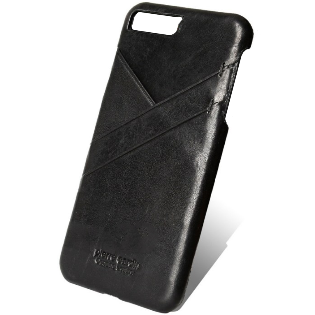 Кожанный чехол накладка Pierre Cardin Leather Premium Case for iPhone 7/8/SE, Black Кожанный чехол накладка Pierre Cardin Leather Premium Case for iPhone 7/8/SE, Black